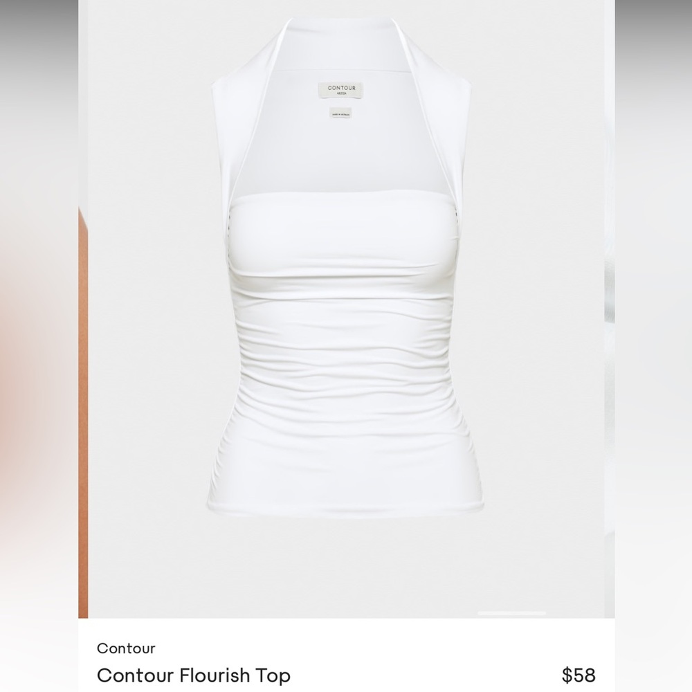 Aritzia contour flourish top